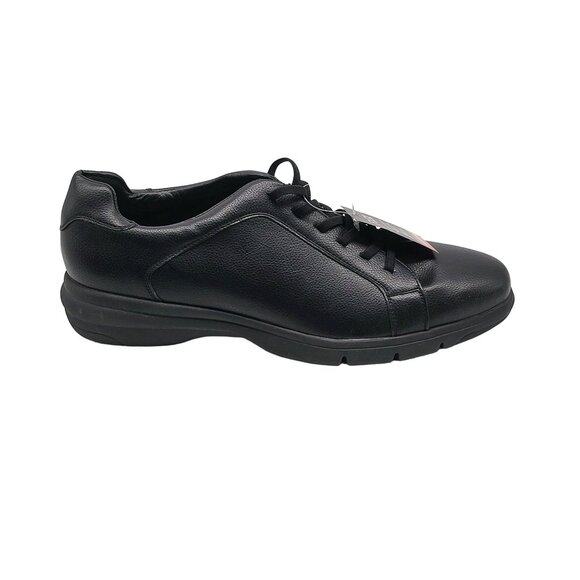 Van Heusen Flex Non Slip Mens Memory Foam Black Shoes Size 10.5 - Picture 1 of 9